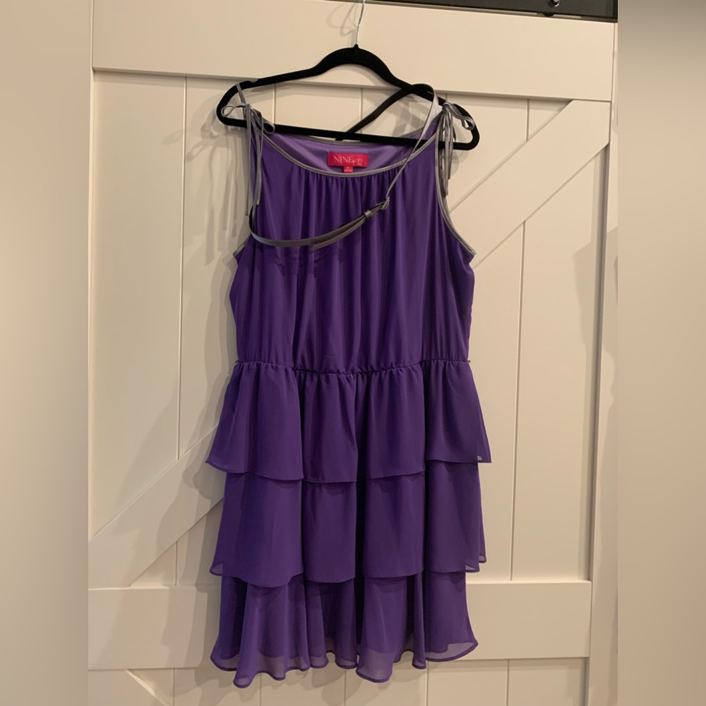 Purple party dress